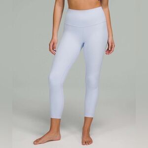 LuluLemon leggings size 4, gently used, light blue color